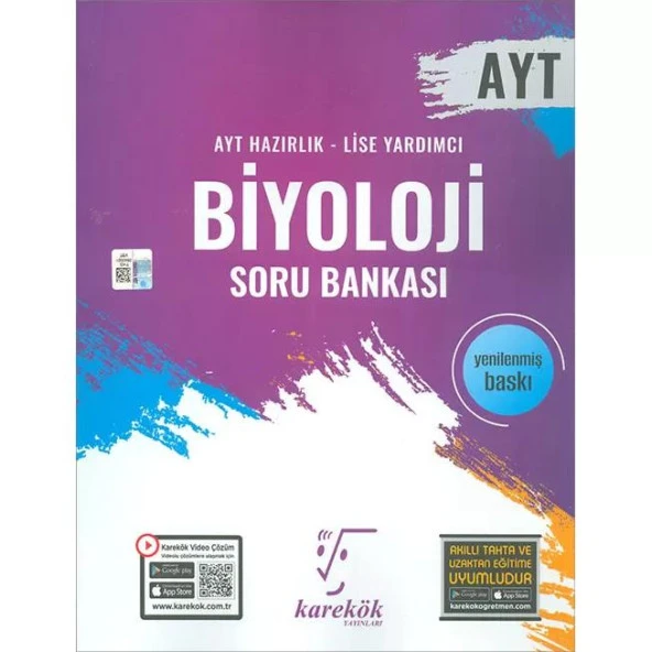 KAREKÖK AYT BİYOLOJİ SORU BANKASI