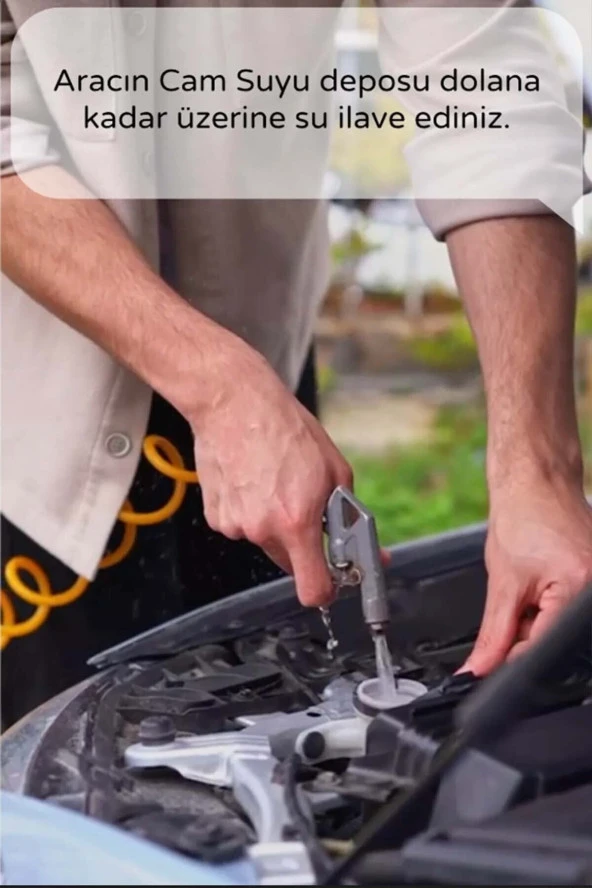 Enjoy Serisi Pudra Sprey Araç Kokusu 500Ml + Yeni Nesil Konsantre Silikonlu Oto Cam Suyu 1 Ad = 4 Lt - Resim 4