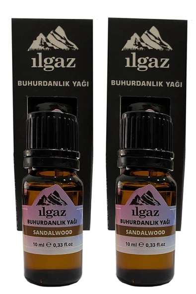 Sandal Ağacı Buhurdanlık Yağı 10 Ml 2'li Eko Paket Doğal Buhurdanlık Yağı