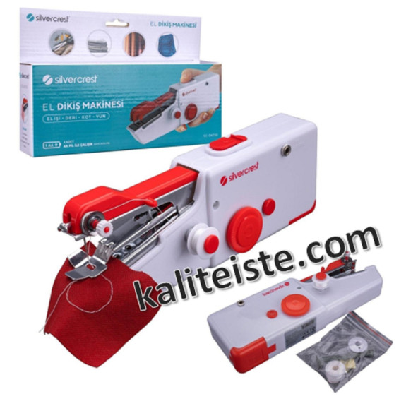 SilverCrest SC-DK730 Kırmızı Beyaz El Dikiş Makinesi - 2
