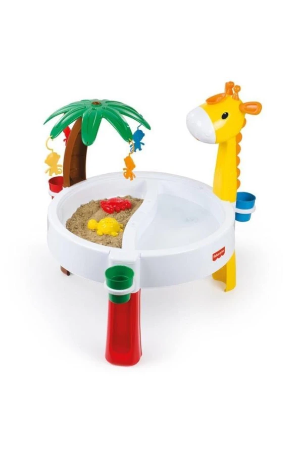 Dolu Oyuncak Fisher Price Su ve Kum Aktivite Masası 3ü 1 Arada 1848,Çocuklar İçin Eğlenceli Aktivite Seti