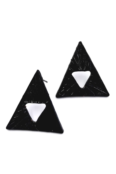 Siyah Renk Tarz Küpe ürün görseli 1