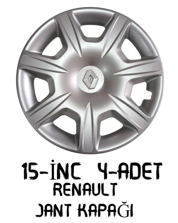 Renault Jant Kapağı 15-inc Logolu Takım 5506