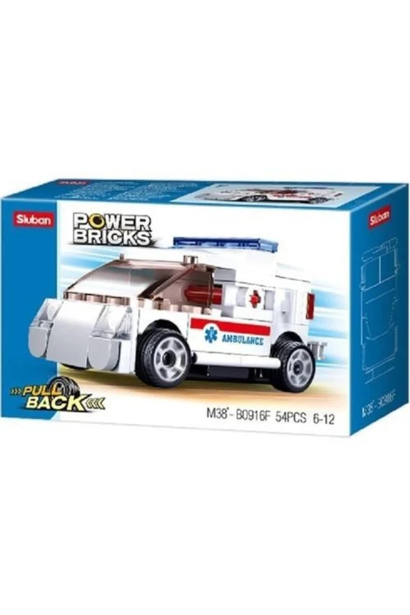Lego 054 Parça Power Bricks Ambulans