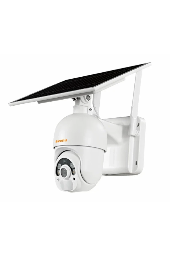 Avenir Av-s410 4g Sim Kartlı Güneş Enerjili Solar 360° Hareketli - 4
