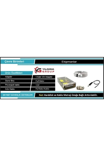 1 Kameralı 2 Mp Ahd Güvenlik Kamera Sistemi - Resim 4