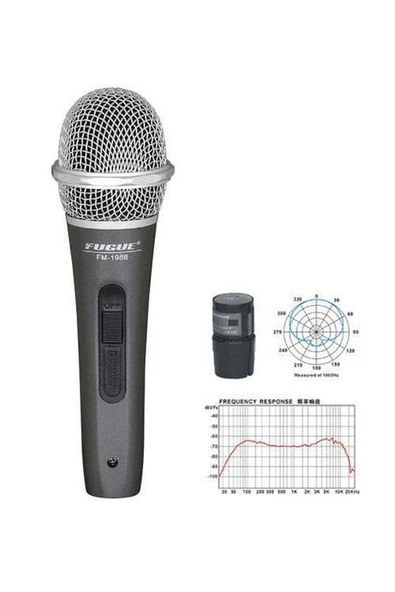 Fm-198b Mikrofon - Kablo Dahildir - Resim 3