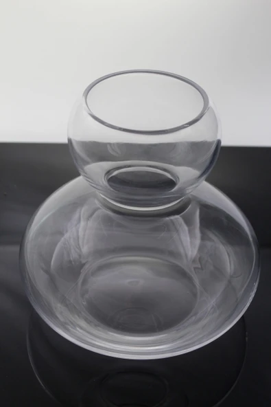 Paşabahçe Denizli Cam El İmalatı Opal Vazo 363841 19937 - Resim 2