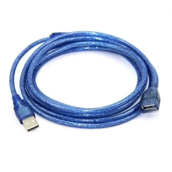 Rose 5 Metre Usb 2.0 Uzatma Kablosu Mavi Filtreli