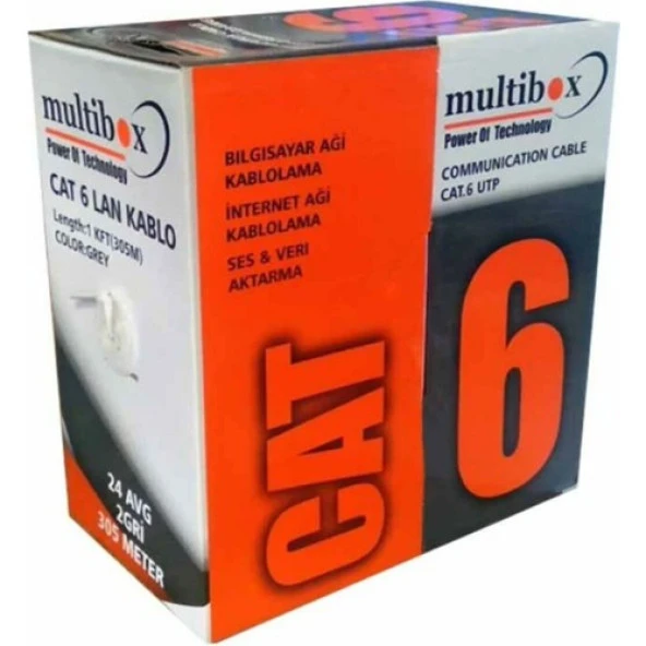 Multibox Cat 6 Kablo Multibox 23 Awg 305MT - 3
