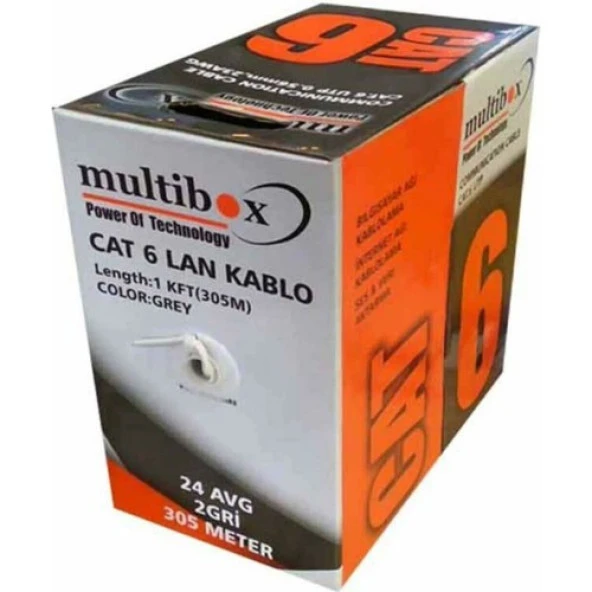Multibox Cat 6 Kablo Multibox 23 Awg 305MT - 4