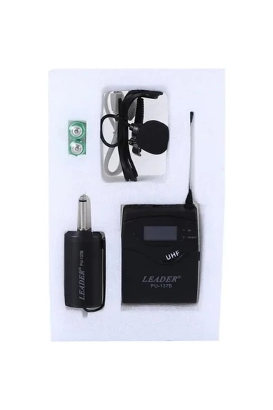 Kablosuz Yaka Mikrofon Leader PU-137B - Resim 3