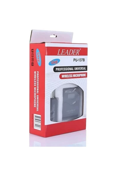 Kablosuz Yaka Mikrofon Leader PU-137B - Resim 2