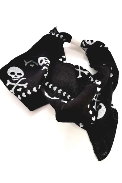 Figürlü Desenli Kumaş Bandana