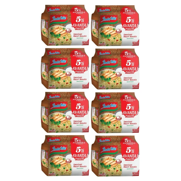 Indomie Hazır Noodle Spesiyal 75gr X 5 Li Avantaj Paket X 8 Adet - 2
