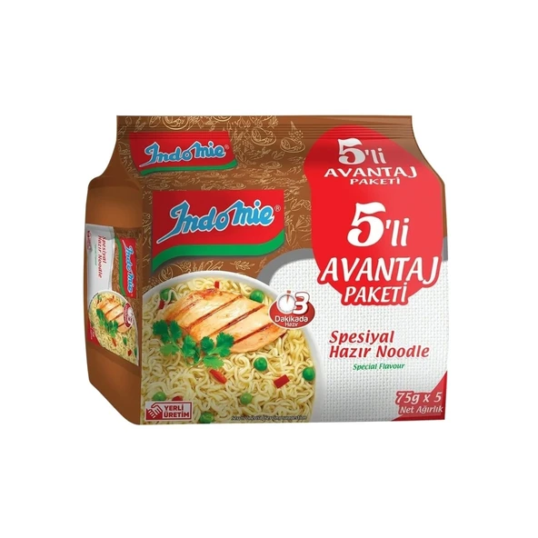 Indomie Hazır Noodle Spesiyal 75gr X 5 Li Avantaj Paket X 4 Adet - Resim 2