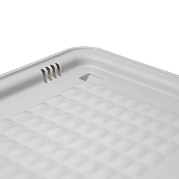 Motek Tekerlekli Patateslik Soğanlık Oyuncak Kutusu Patateslik Soğanlık Sepeti 3X12Lt Beyaz+Gri - 10