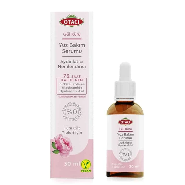 Otacı Gül Kürü Nemlendirici Yüz Bakım Serumu 30 ml