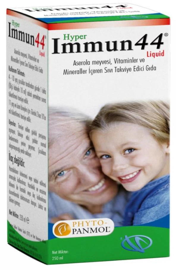 Hyper Immun 44 Aserola  Multivitamin Şurup 250ml