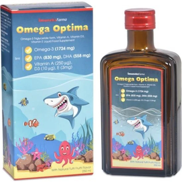 İmuneks Omega Optima Şurup 250ml | Balık Yağı