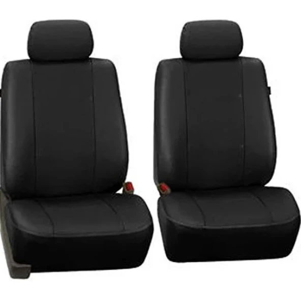 Bipper Panel Van Ön İki Koltuk Oto Kılıfı Siyah Siyah