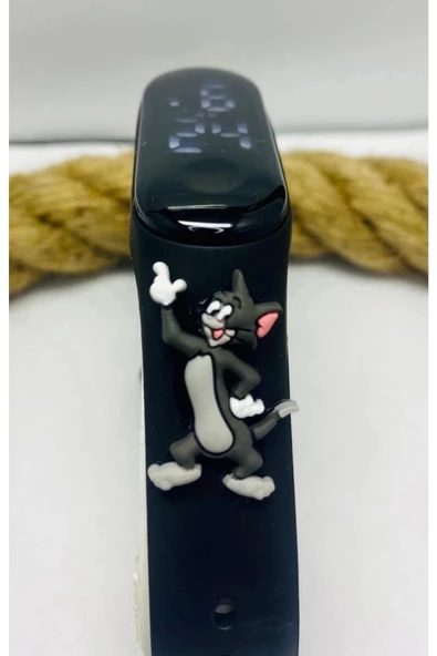 Şirin Tasarımlı Tom Figür Waterproof Unisex Çocuk Genç Kol Saati Mls-451
