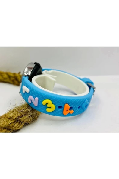 Mavi Şirin Kasa Hayalet Ekran Şık Çocuk Kol Saati Mls-436 - 3