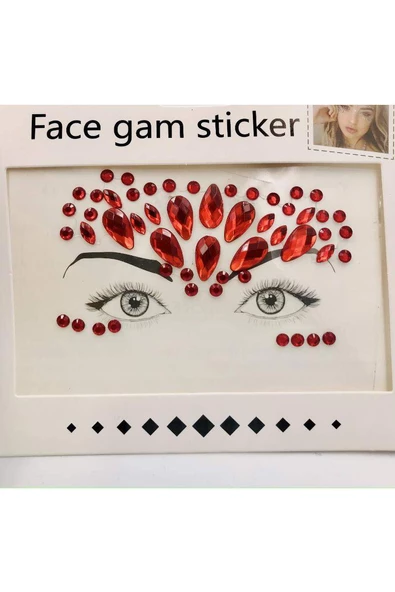 Göz Etrafı Süsleme Taşı Yapışkanlı ürün görseli 1