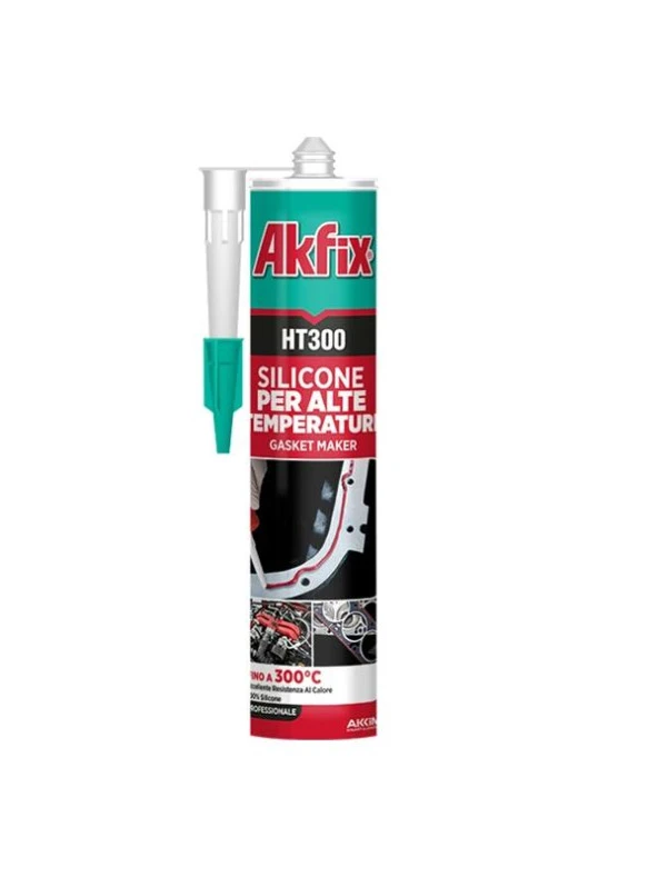 Akfix Ht300 Rtv Yüksek Isı Silikonu 280 ML Kırmızı