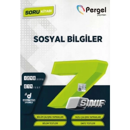 Pergel 7. Sınıf Sosyal Bilgiler Soru Kitabı (Yeni)