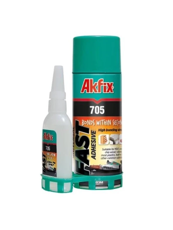 Akfix 705 Profesyonel Hızlı Yapıştırıcı Japon 400 ml 100 gr