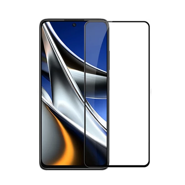 Bufalo Xiaomi Poco X4 Pro 5G Temperli 5D Cam Ekran Koruyucu