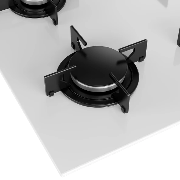 Arçelik OCD T 651 EB Beyaz Cam Ankastre Ocak - 4