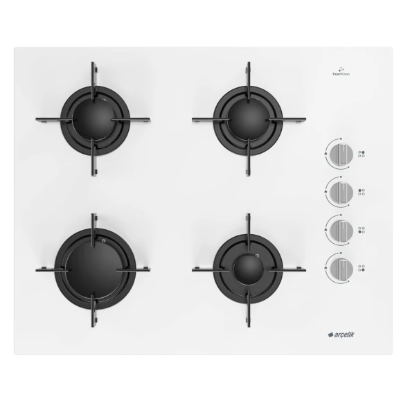 Arçelik OCD T 651 EB Beyaz Cam Ankastre Ocak - 5