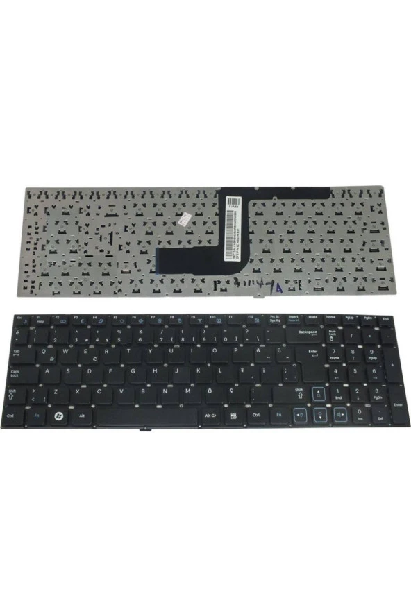 Samsung NP-RV511-S04TR, NP-RV511-S05TR, NP-RV515-A01TR Uyumlu Notebook Klavye Siyah TR