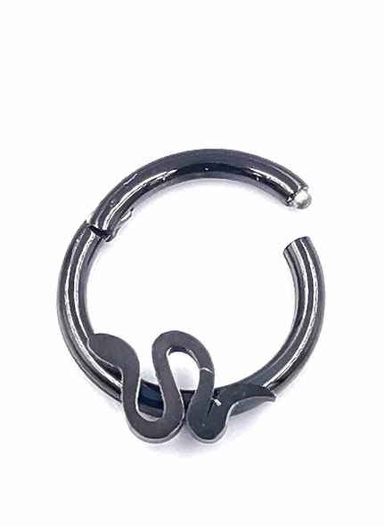 316 L Çelik Zirkon Taşlı  Lüks Piercıng ürün görseli 1