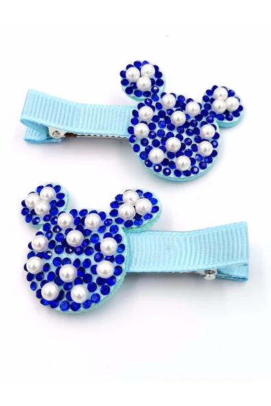 2 li Figürlü Renkli Lüks Çıt Çıt Toka ürün görseli 1