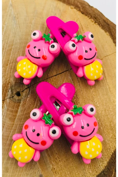 4 Lü Figürlü Renkli Lüks Çıt Çıt Toka ürün görseli