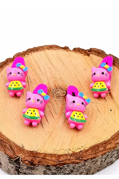 4 Lü Figürlü Renkli Lüks Çıt Çıt Toka ürün görseli 1