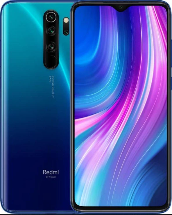 Xiaomi Redmi Note 8 Pro Mavi 6 GB Ram 128 GB YENİLENMİŞ ÜRÜN - 1