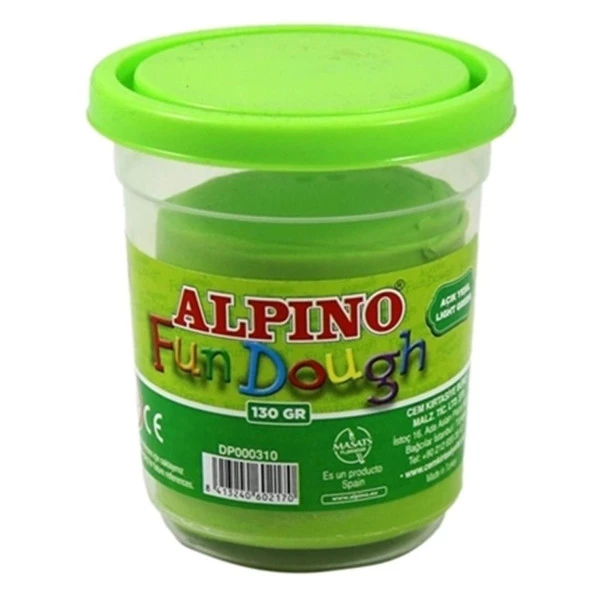 Alpino 130Gr Oyun Hamuru Açık Yeşil Dp000310
