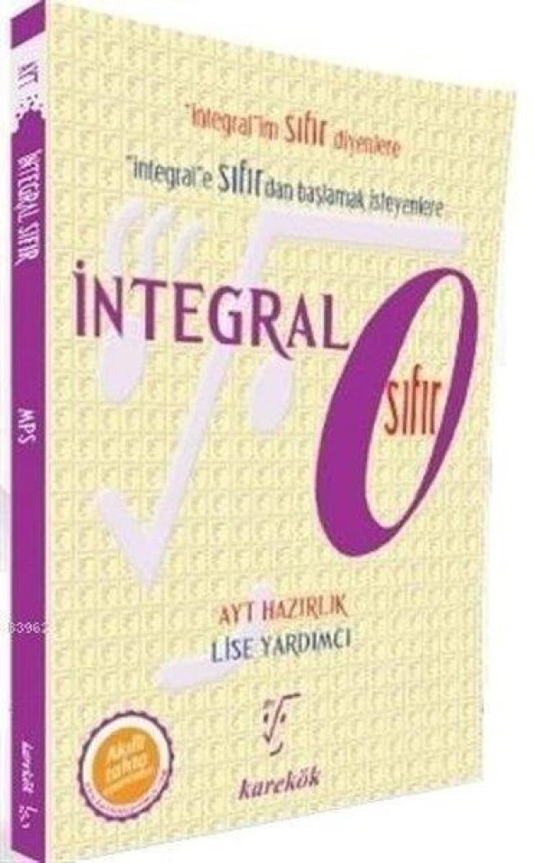 AYT İntegral Sıfır Karekök Yayınları - 1