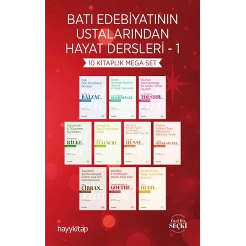 Batı Edebiyatının Ustalarından Hayat Dersleri - 1 (10 Kitap)