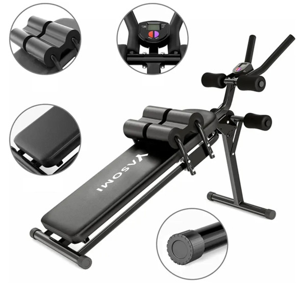 Yasomi YSM X-Fit 120 KG Kapasiteli Çok Fonksiyonlu Kalça ve Bel İnceltici Spor Benchi - 10