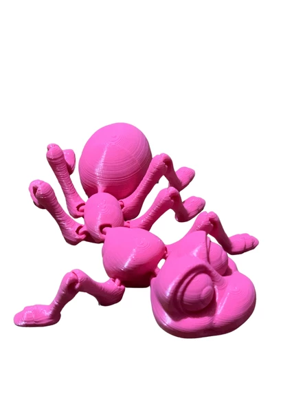 3D Hareketli Karınca Figürlü Oyuncak - Pembe - 3