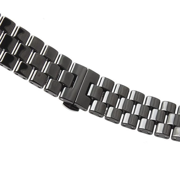 Gpack Apple Watch 9 41mm Kordon Parlak Seramik Kaplama Metal ZR - 2