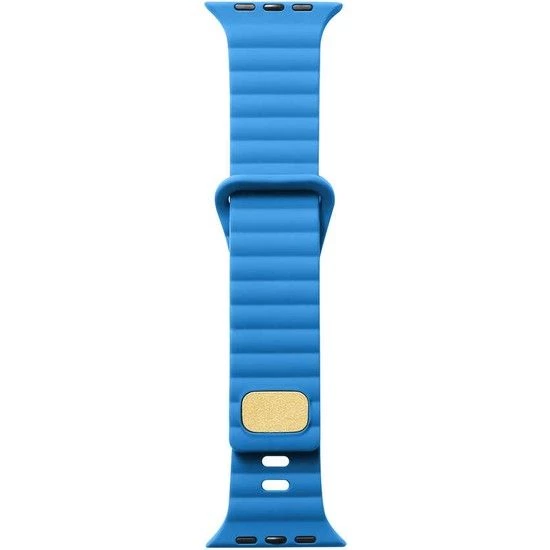 Gpack Apple Watch 9 41mm Kordon Silikon Metal Tokalı Ayarlanabilir KRD73 - Resim 7