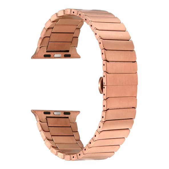 Gpack Apple Watch SE 2 2023 44mm Kordon Alüminyum Alaşım Çizgi Desenli Krd79 - 4