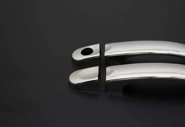 OMSA VW T5 Caravelle Krom Kapı Kolu 4 Parça Tek Delikli  2003 ve Sonrası - Resim 4