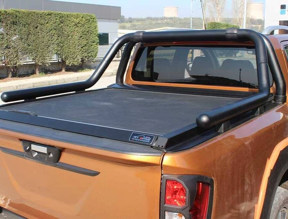 OMSA Nissan Navara Kobra Roll Bar Çap:76 Siyah 2006-2015 Arası - Resim 4